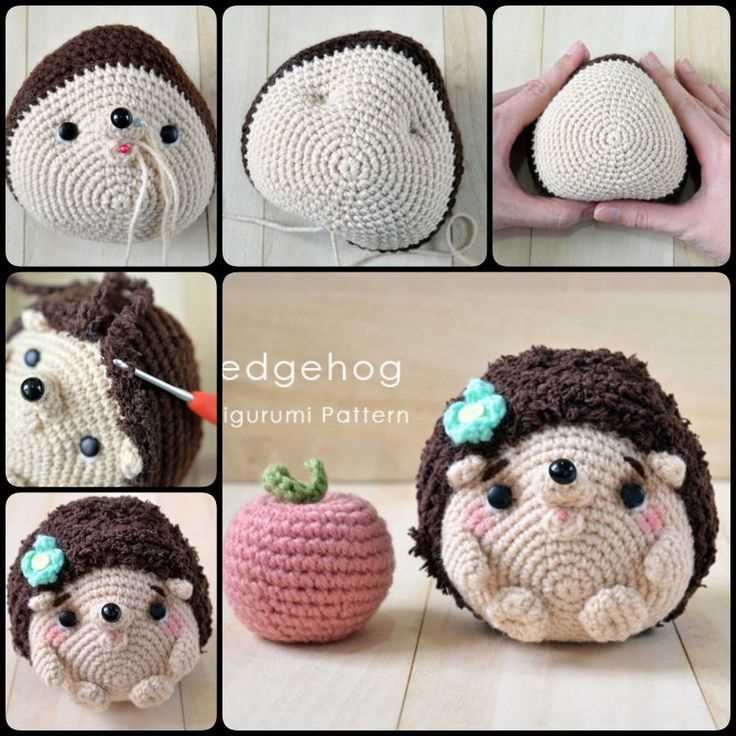 Knitted hedgehog free pattern