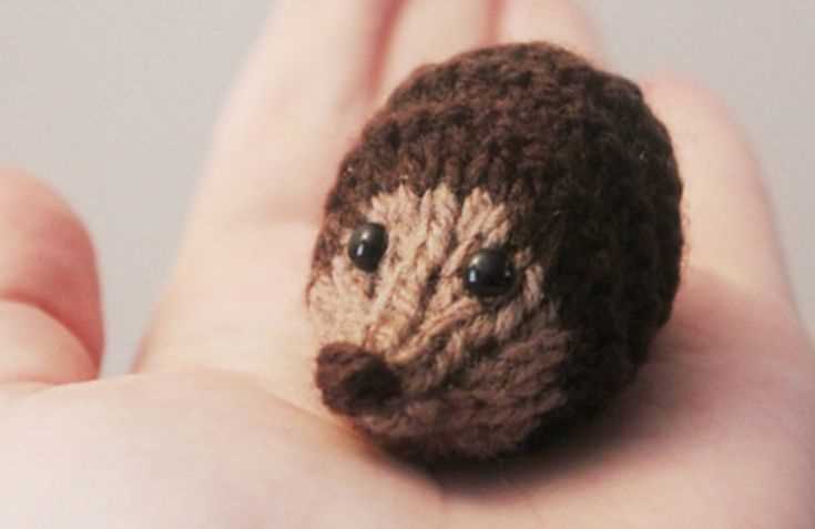 Knitted hedgehog free pattern