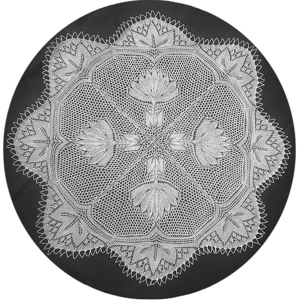 Knitted lace doily patterns