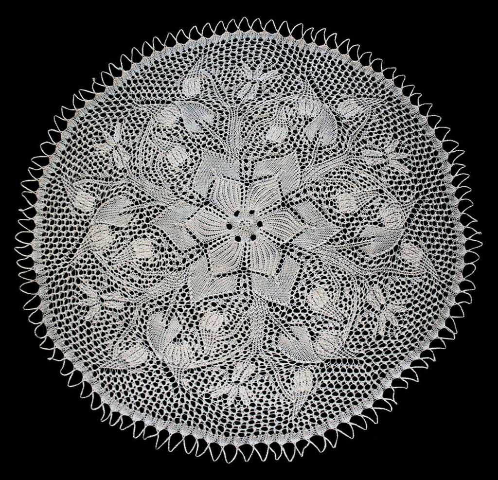Knitted lace doily patterns