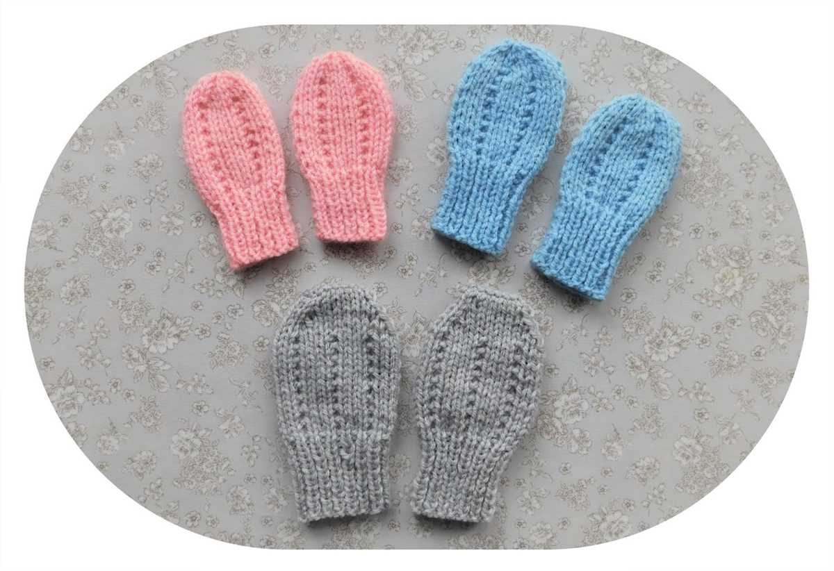 Knitting pattern for childrens mittens
