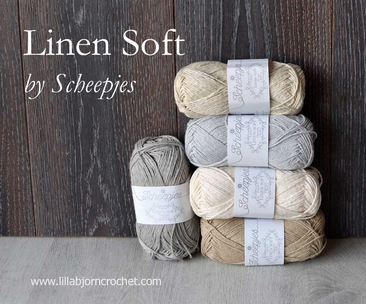 Knitting patterns with linen yarn