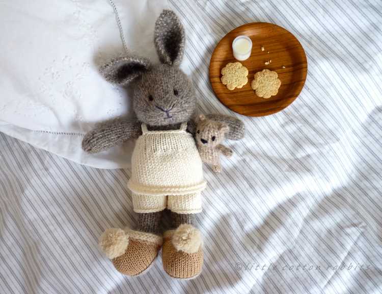Little cotton rabbits knitting patterns