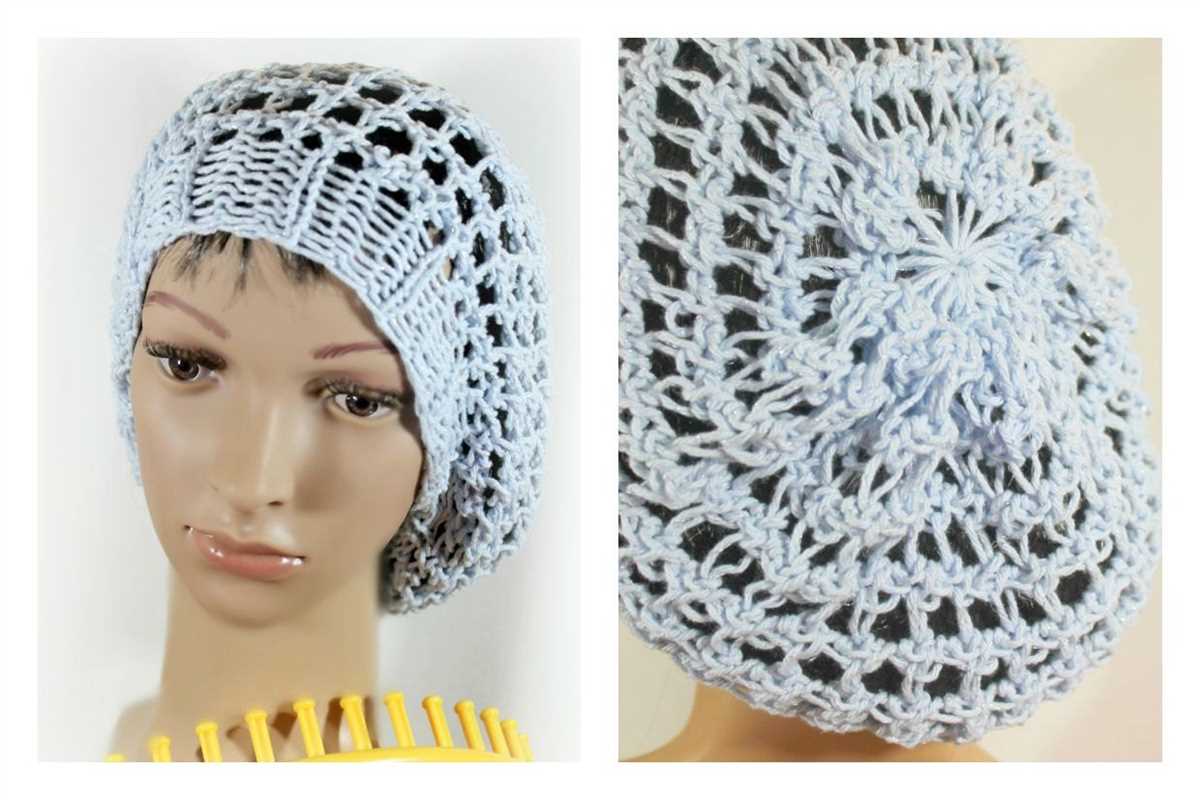 Loom knit hat pattern