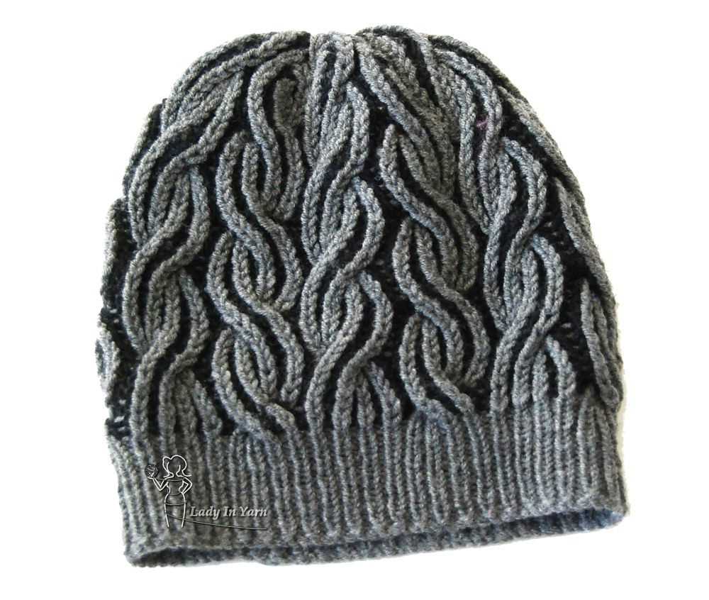 Loose beanie knit pattern