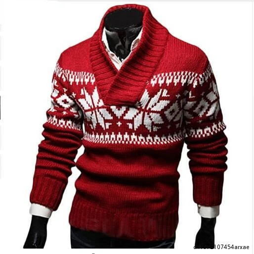 Mens christmas sweater knitting pattern