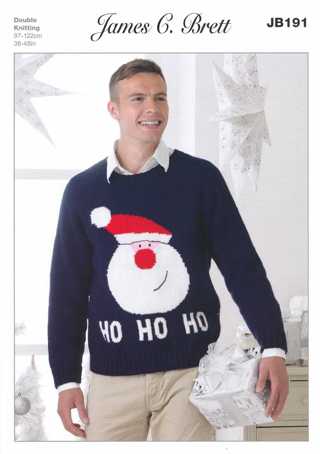 Mens christmas sweater knitting pattern