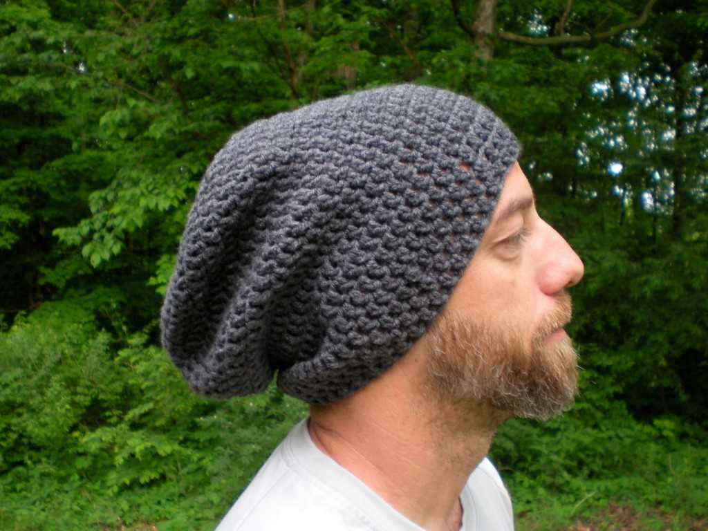 Mens slouch hat knitting pattern