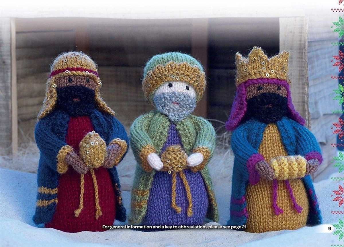 Nativity scene knitting pattern free