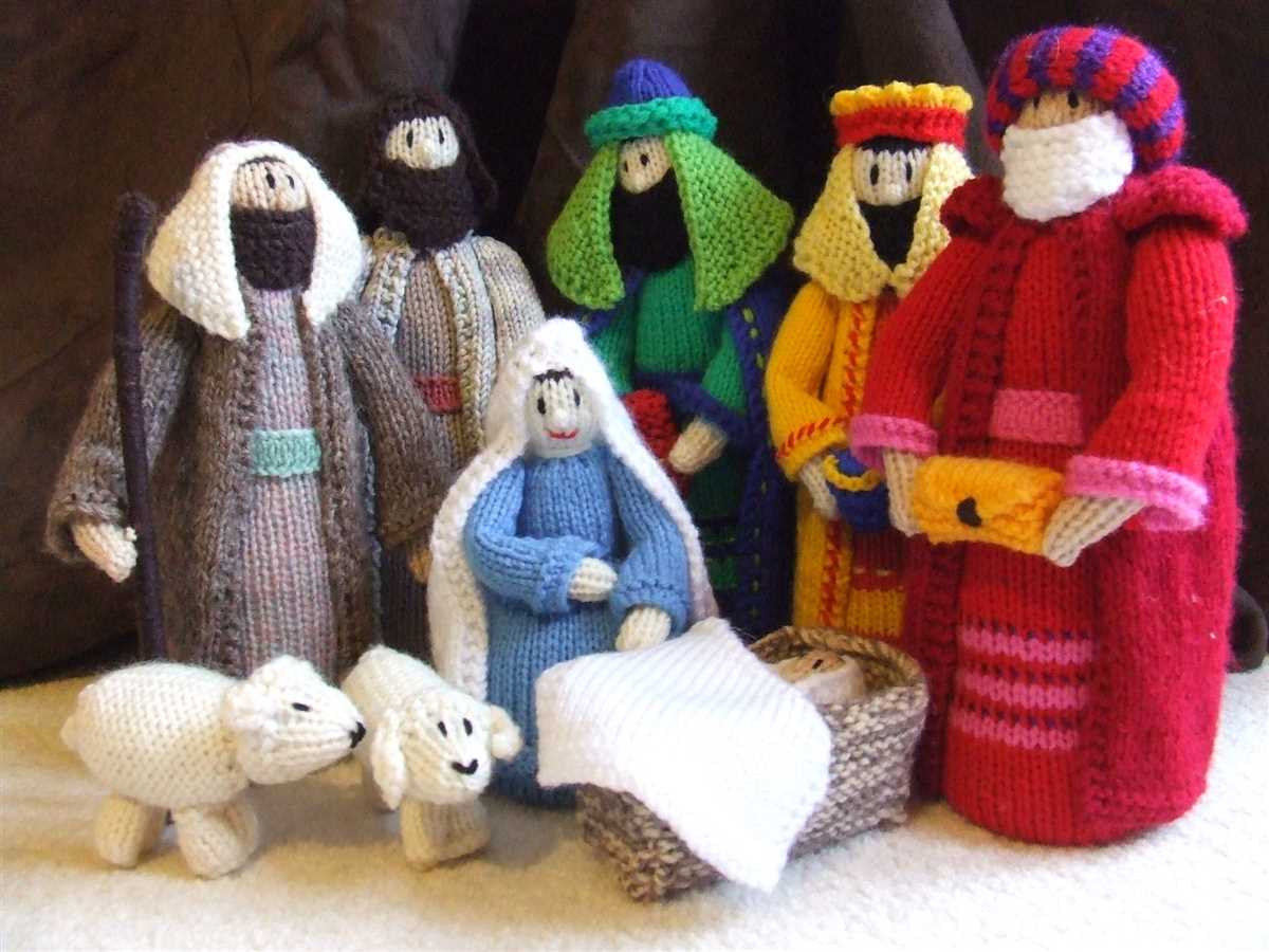 Nativity scene knitting pattern free