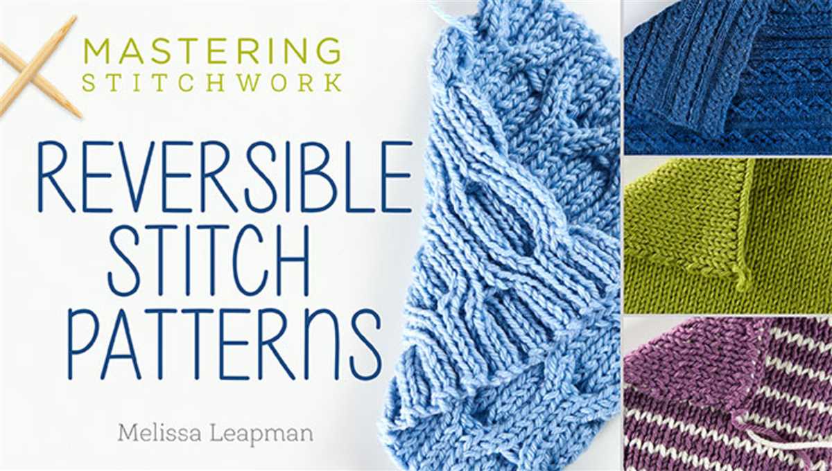 Reversible cable knitting patterns