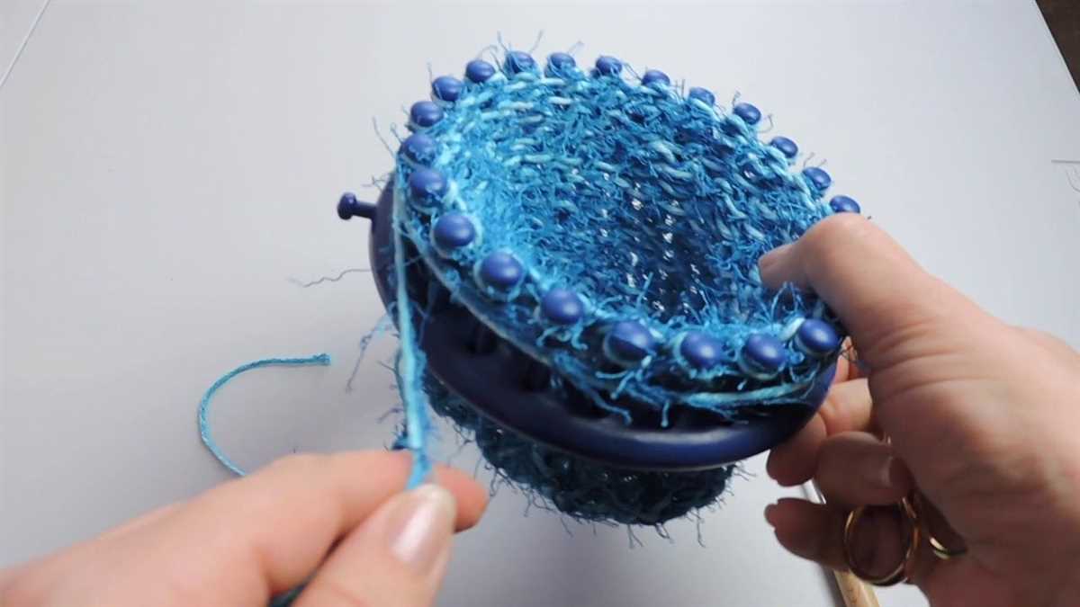 Round knit scrubby pattern