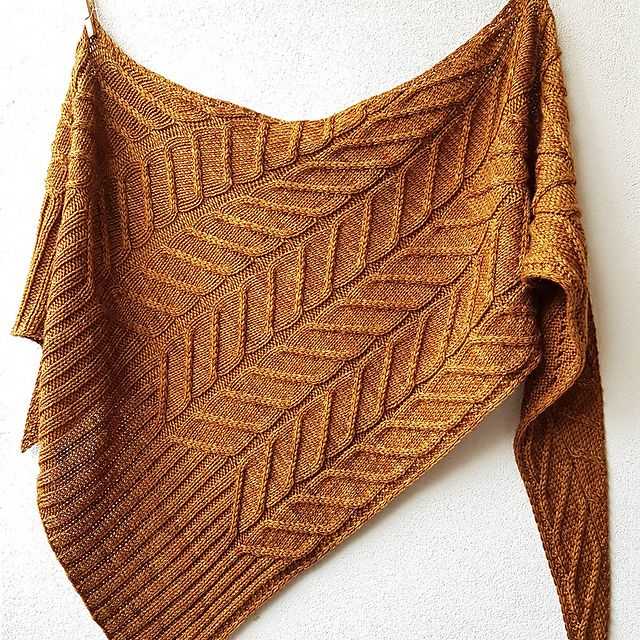 Scarf shawl knitting pattern