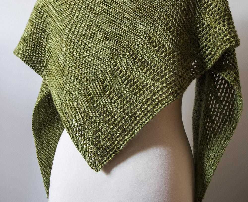 Scarf shawl knitting pattern