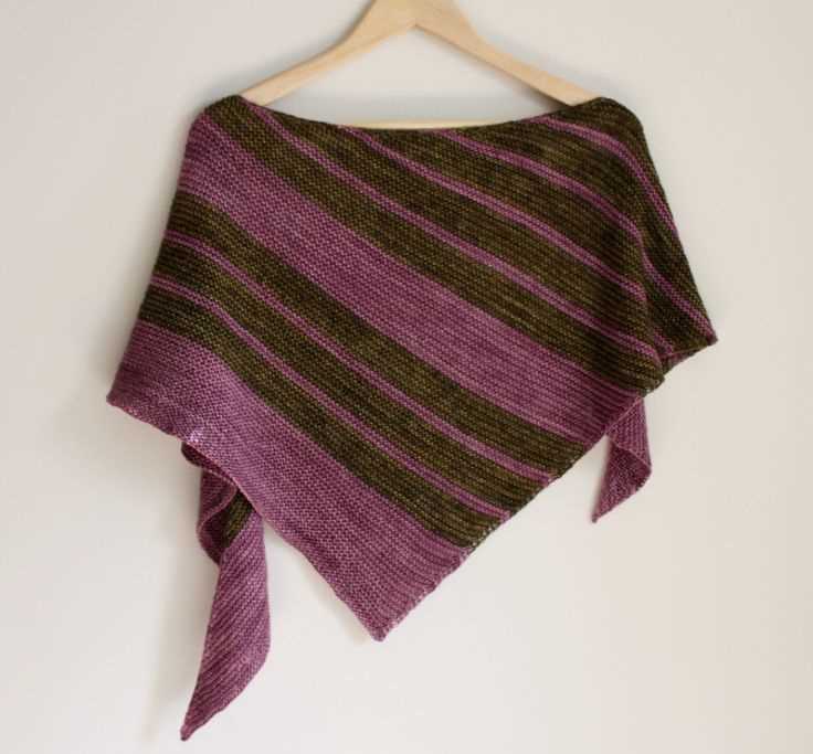 Scarf shawl knitting pattern