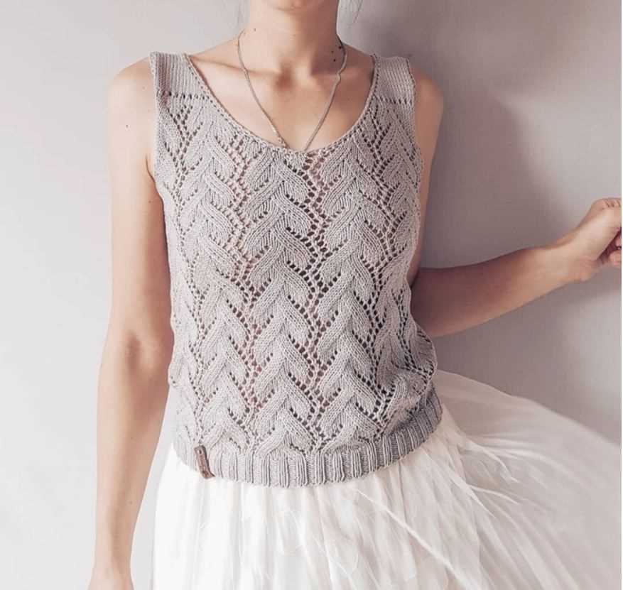 Tank top knit pattern