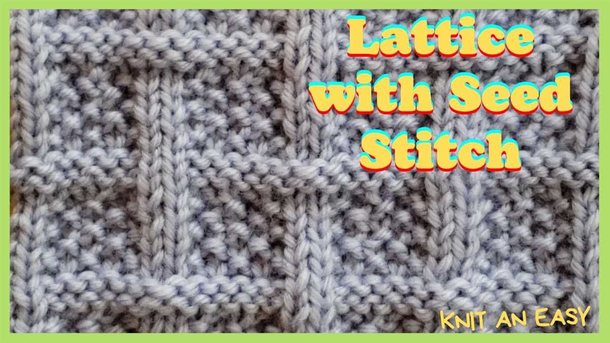 Unusual scarf knitting patterns