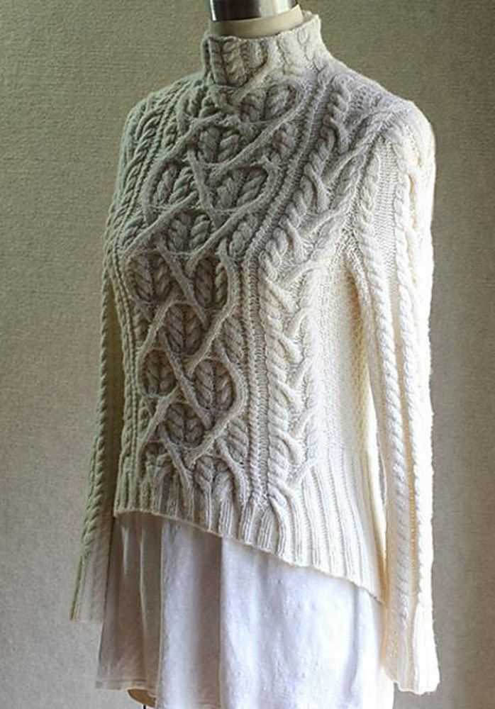 V shaped knitting pattern