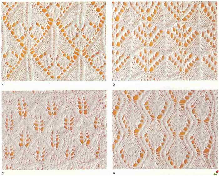 V shaped knitting pattern