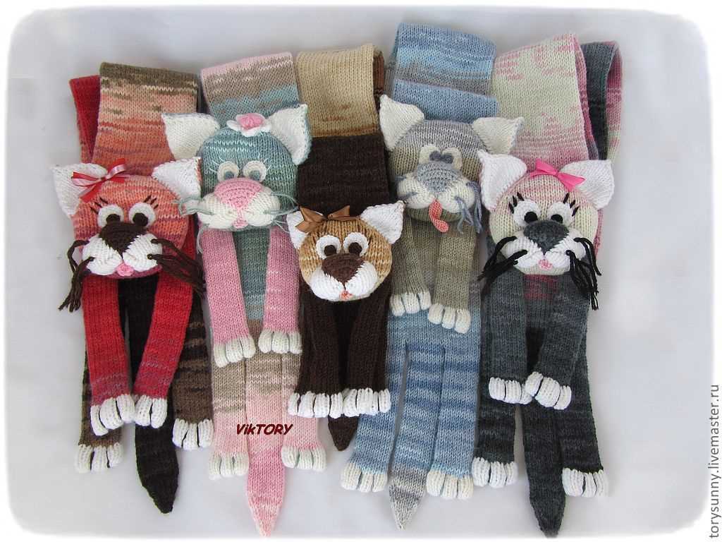 Free cat scarf knitting pattern