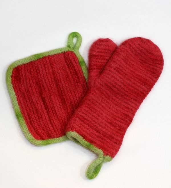 Knitted oven mitt pattern free