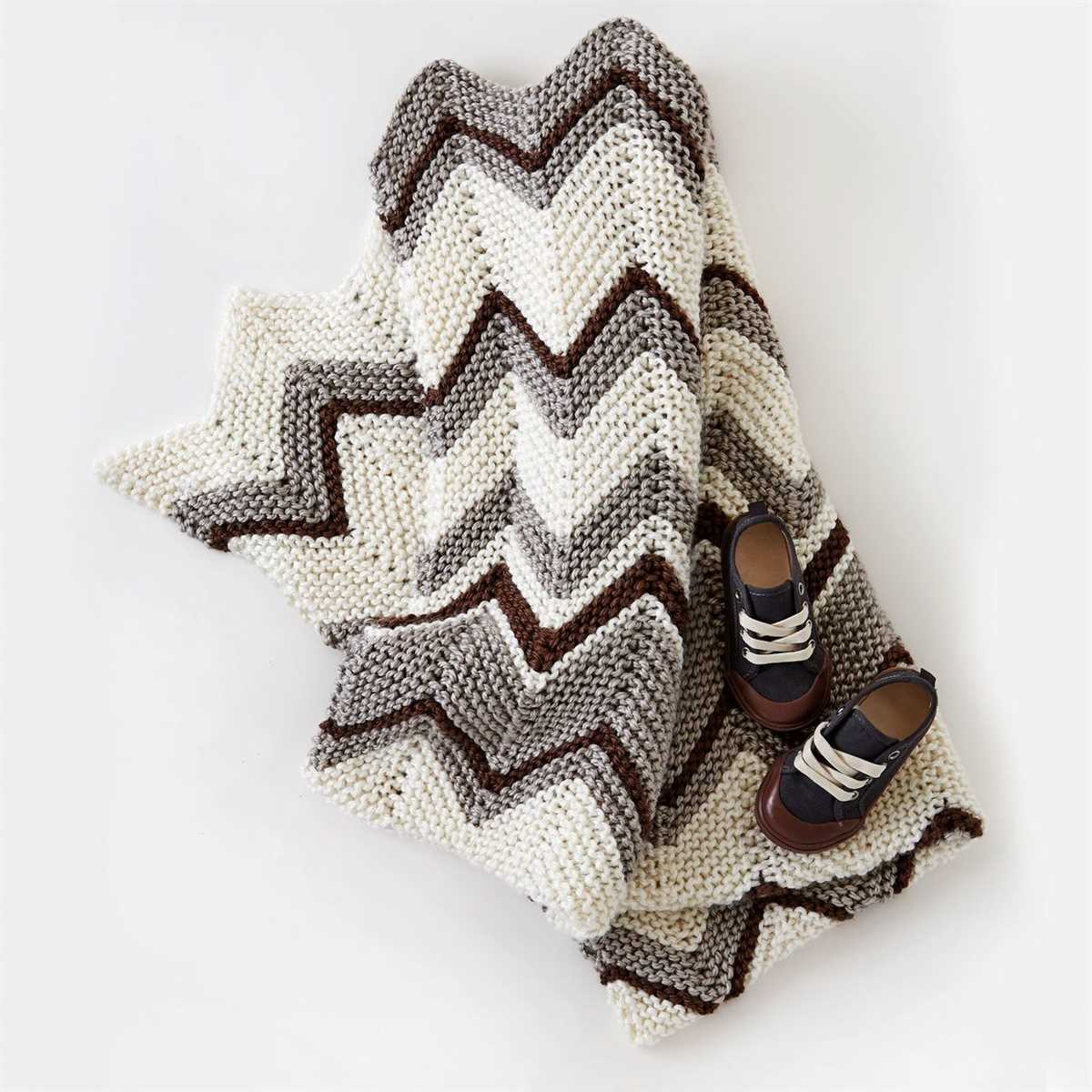 Free zig zag blanket knitting pattern