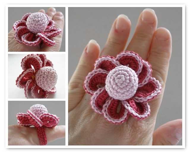 Knit ring pattern
