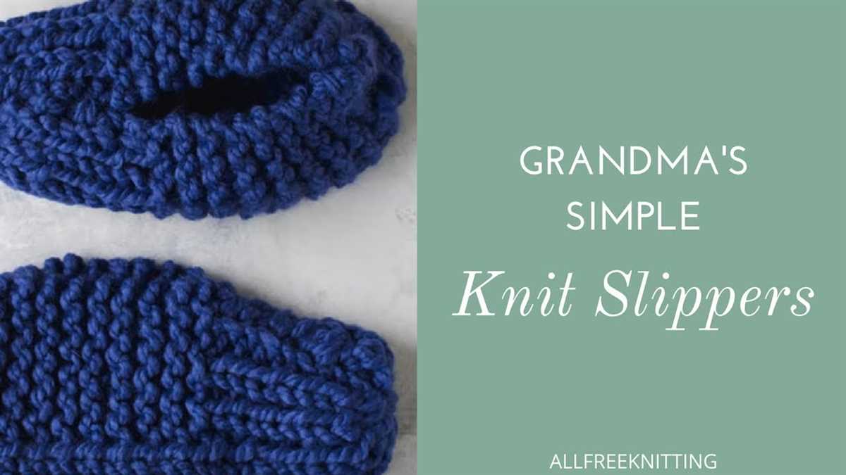 Basic bootie knitting pattern
