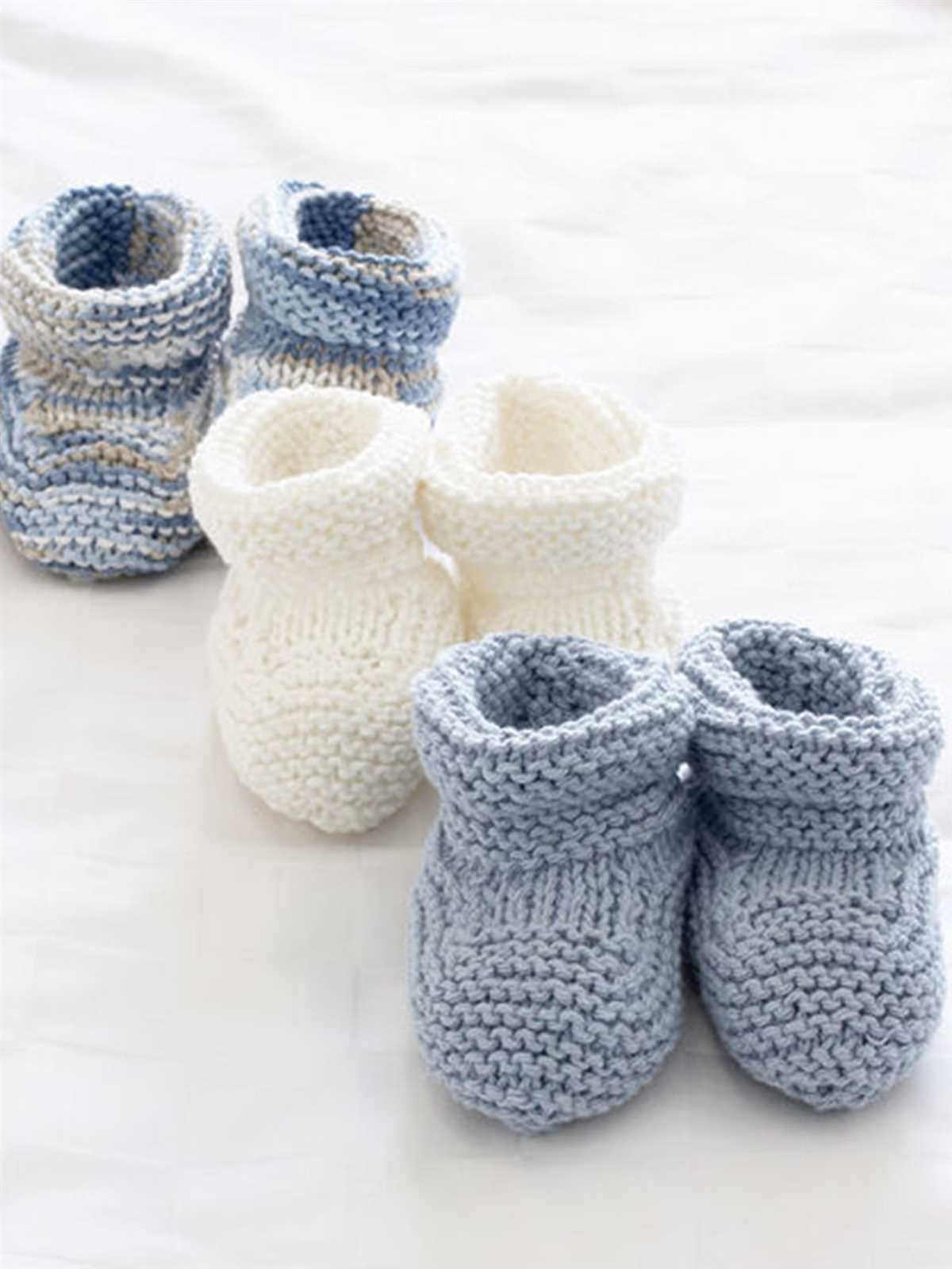 Basic bootie knitting pattern