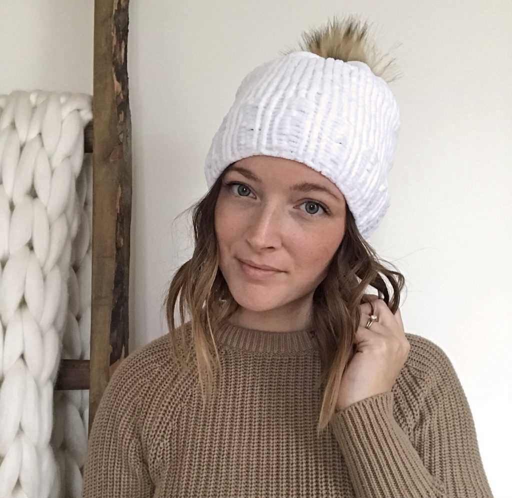 Beanie chunky knit pattern
