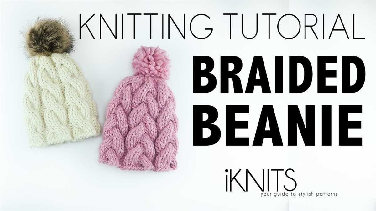 Beanie chunky knit pattern