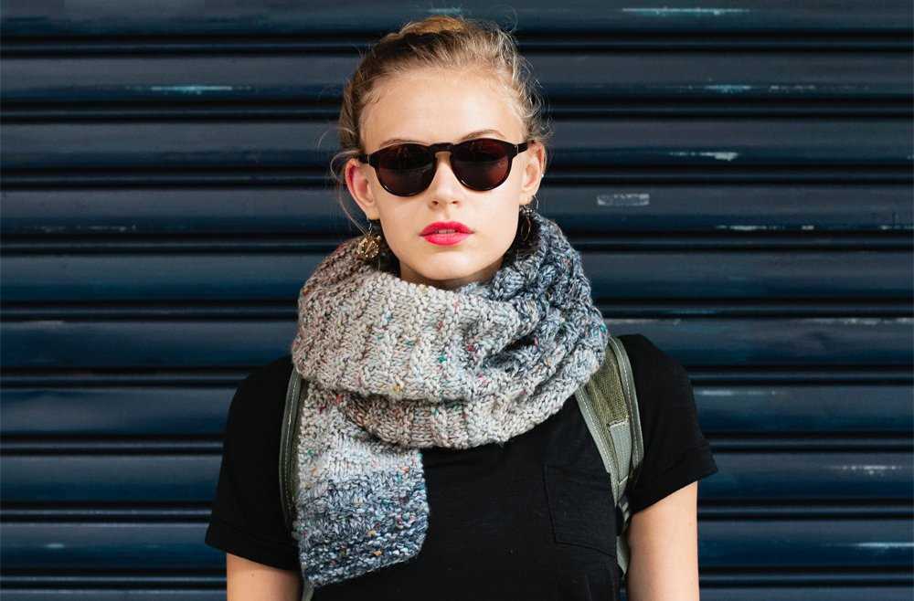 Beginner scarf knitting patterns free