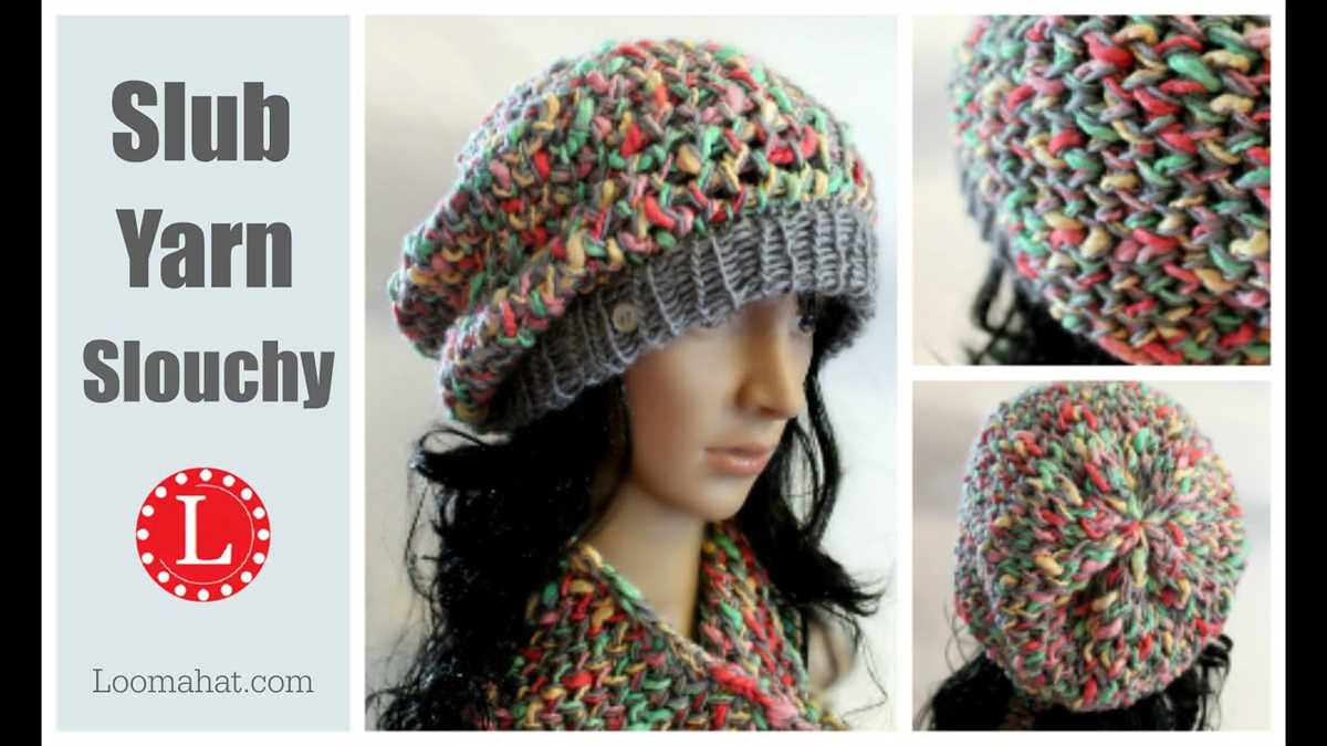 Loom knit hat pattern