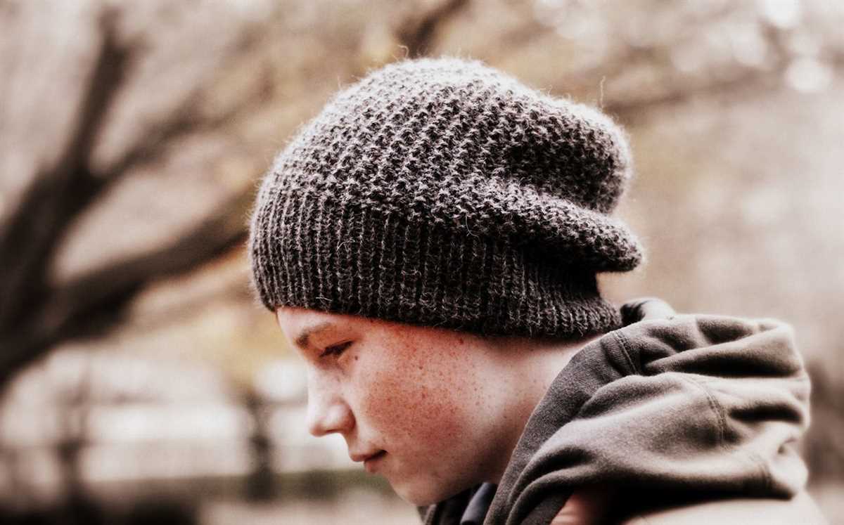 Mens slouch hat knitting pattern