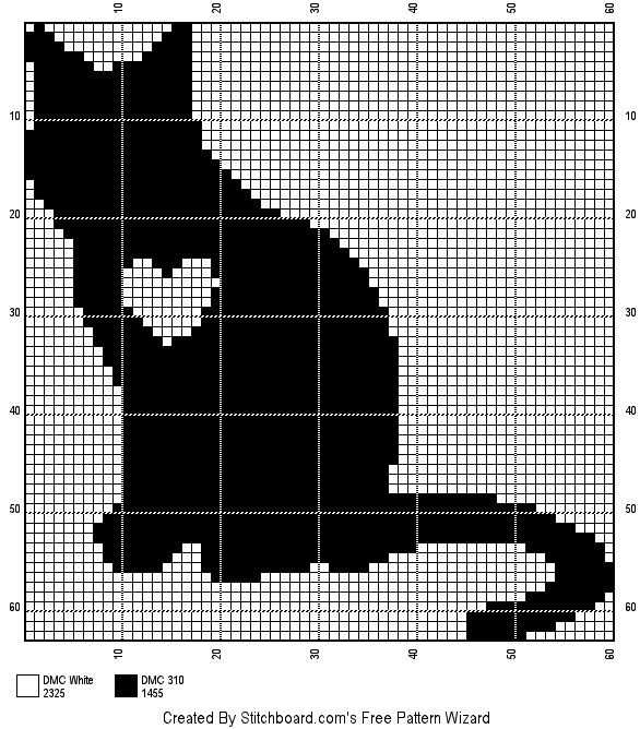 Black Cat Knit Pattern Print Backpack main image 0