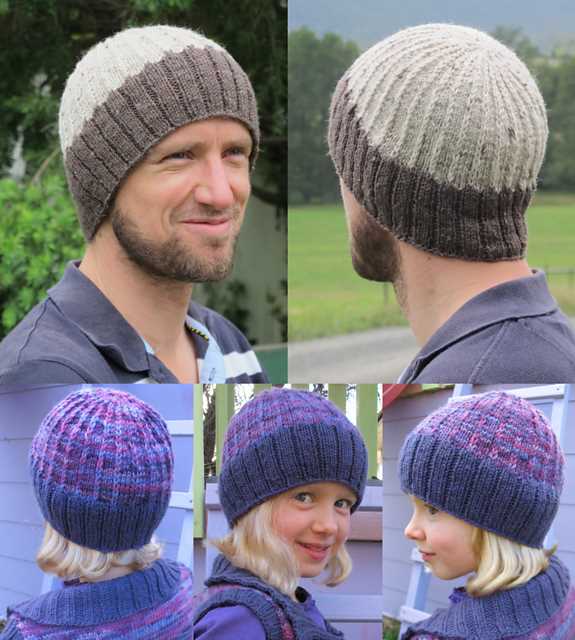 Easy 8 ply Knitted Beanie Pattern — free download