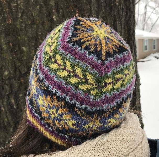 Free knitted tam hat pattern