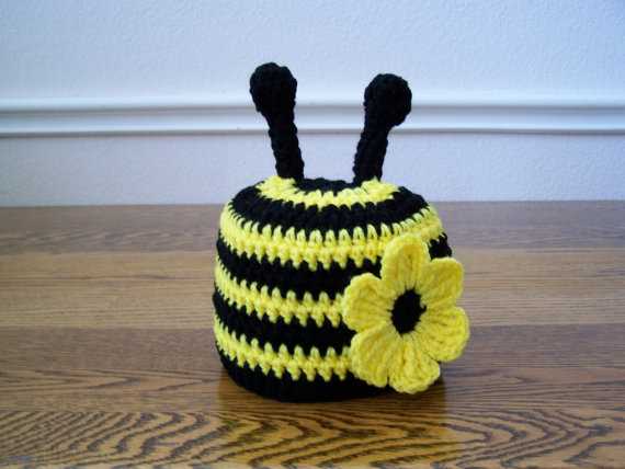Bumble bee hat knitting pattern