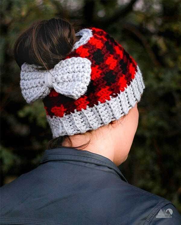 Bun beanie knit pattern