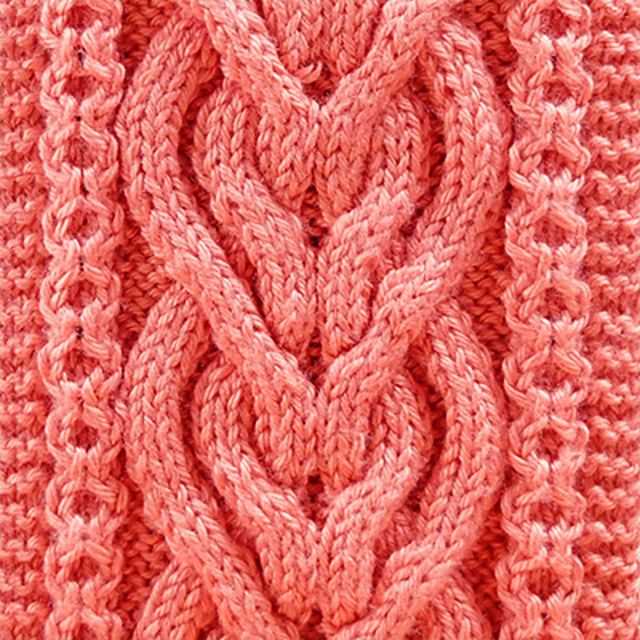 Cable panel knitting pattern