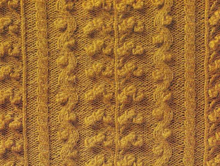 Cable panel knitting pattern