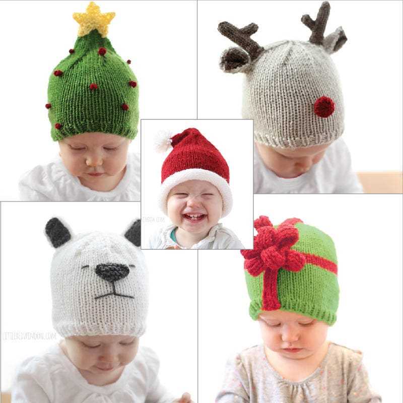 Childrens knitted hat patterns