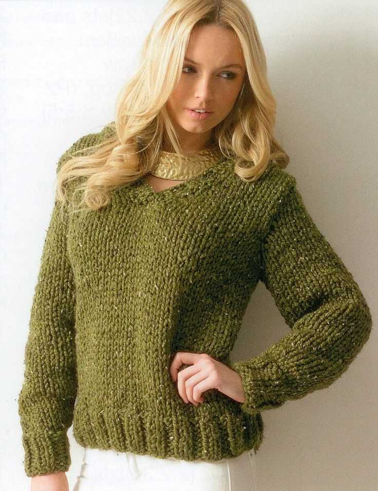 Chunky knit sweater pattern