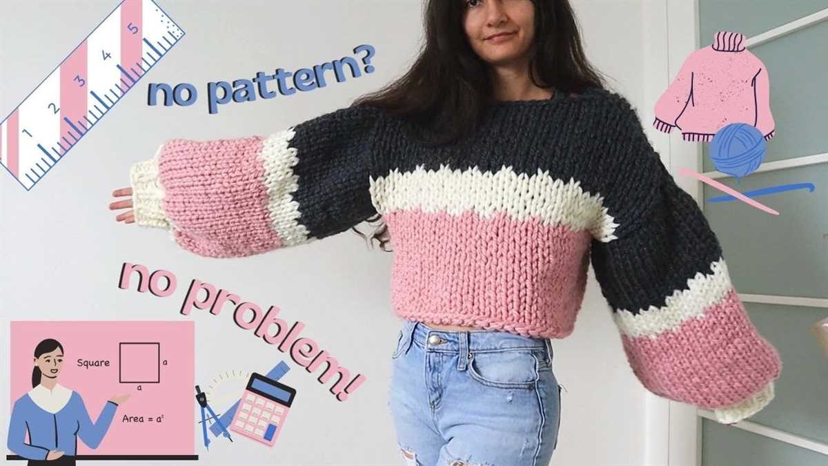 Chunky knit sweater pattern