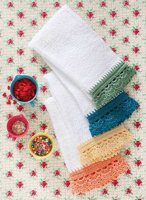 Pattern for knitted towel toppers