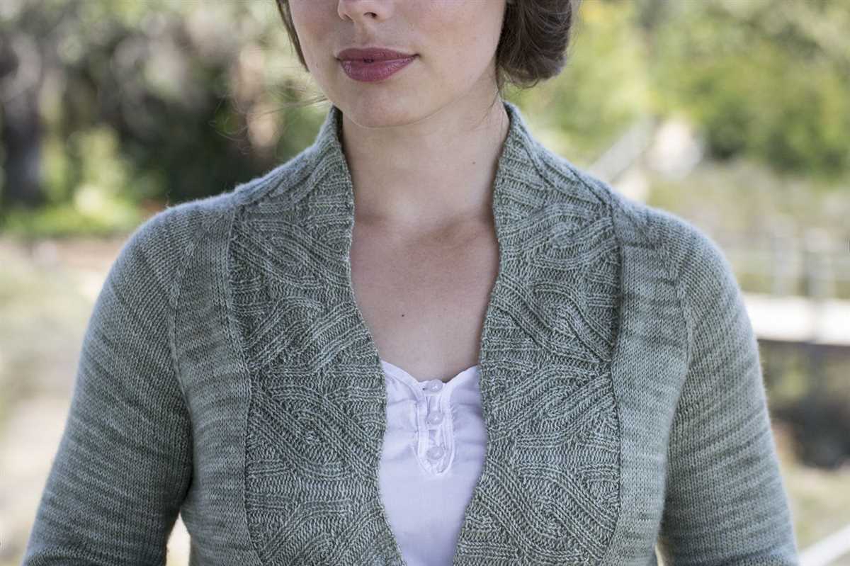 Cotton summer cardigan knitting pattern