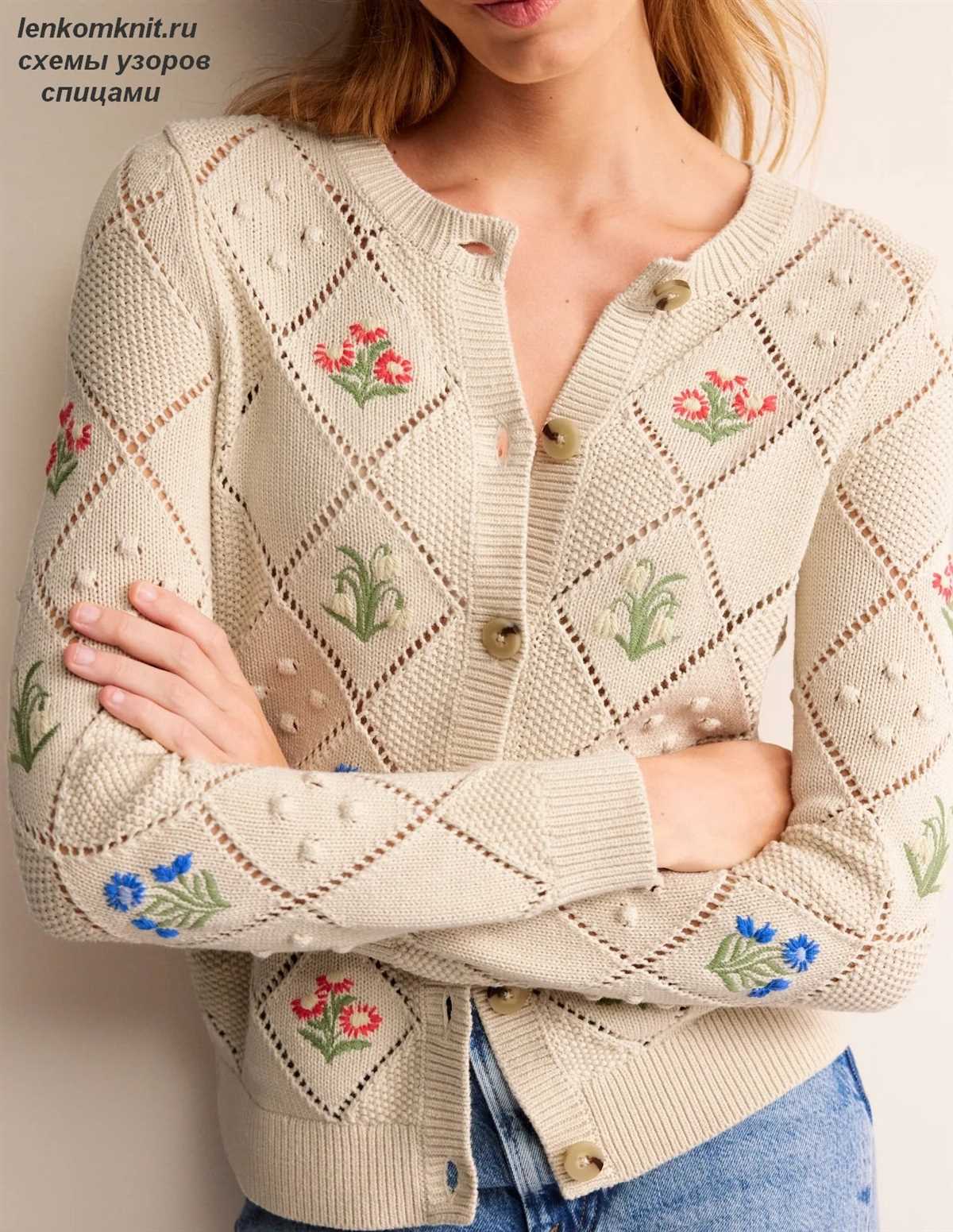 Cotton summer cardigan knitting pattern