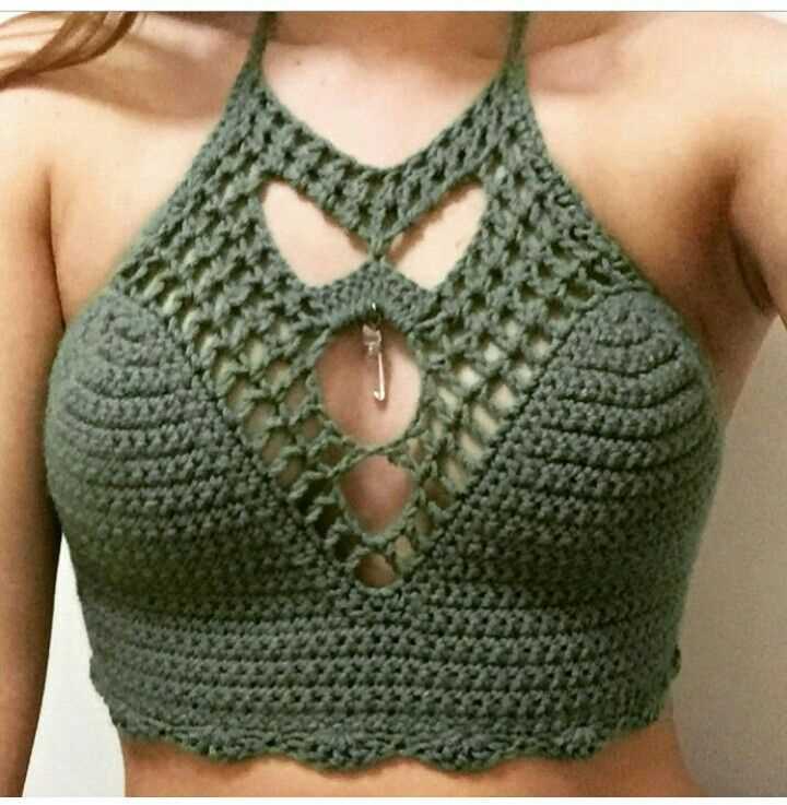 Crop top free knitting pattern
