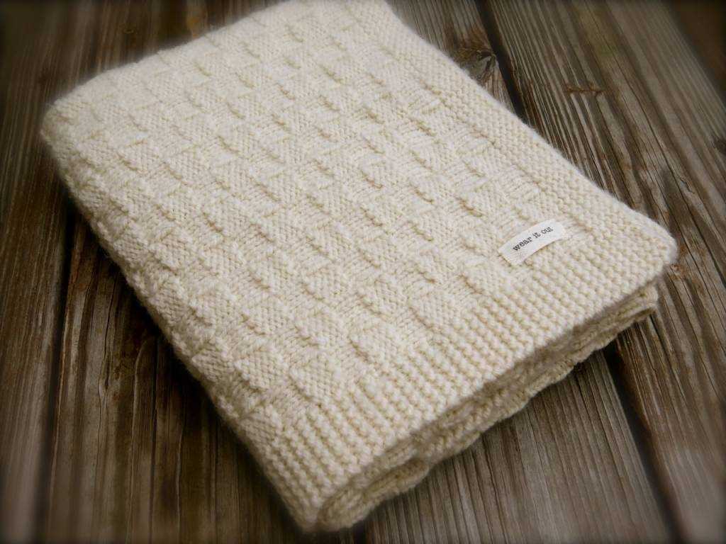 Dementia blanket knitting pattern