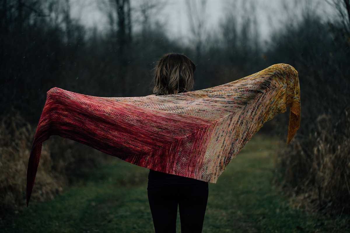 Knitting fade pattern